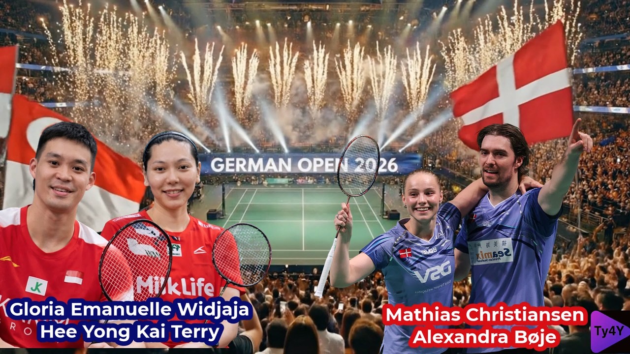 Gloria  /  Terry Vs Mathias / Alexandra Bøje  - R16 German Open 2026 - Bersama Bu Rina