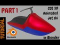 Blender tutorial: modeling Jet Ski (Part 1) #blender#tutorial#cg