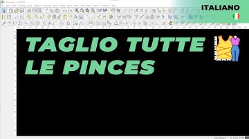 Italiano - Cutting All Darts | TUKAdesign Video Help | CAD Pattern Making Software | Italian