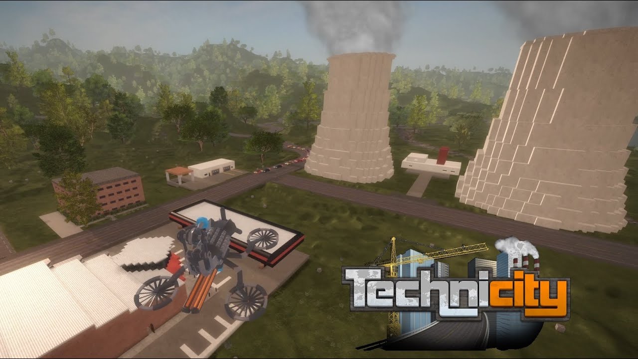 Adding Power, Recycling Dump & Town Hall ~ Technicity