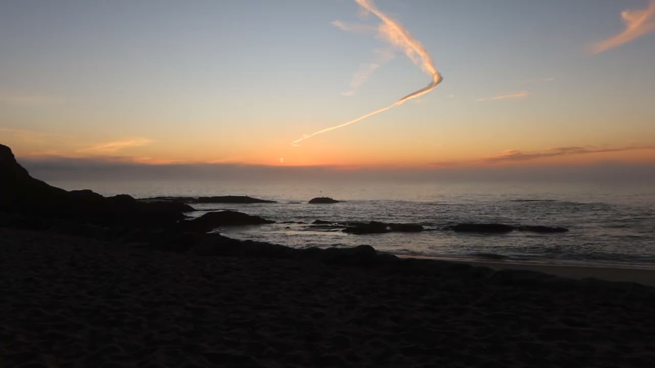 Calm After Sunset | Ocean Views at Dusk with Soft Tones of Orange & Blue