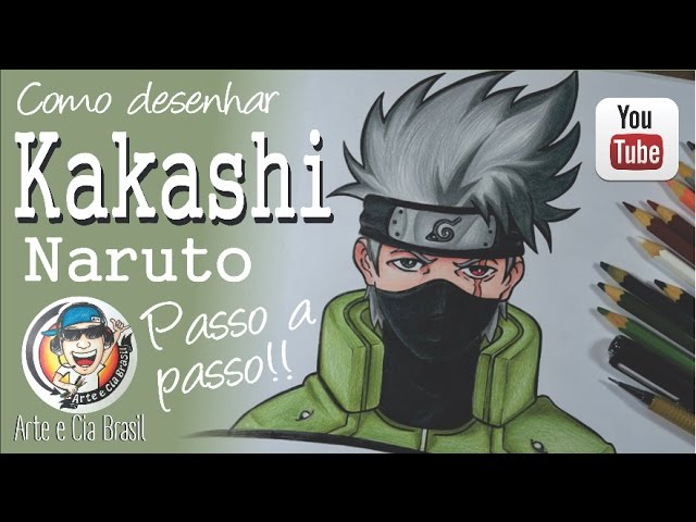 Desenhos do Kakashi de Naruto para colorir, baixar e imprimir