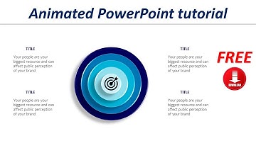 01- 4 Steps infographic PowerPoint I PowerPoint animation tutorial I How to create PowerPoint?