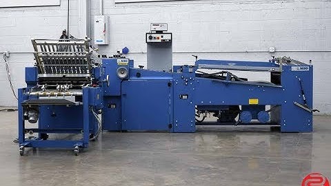 MBO B21 Continuous Feed Paper Folder w/ 8 Page Unit and Mobile Delivery