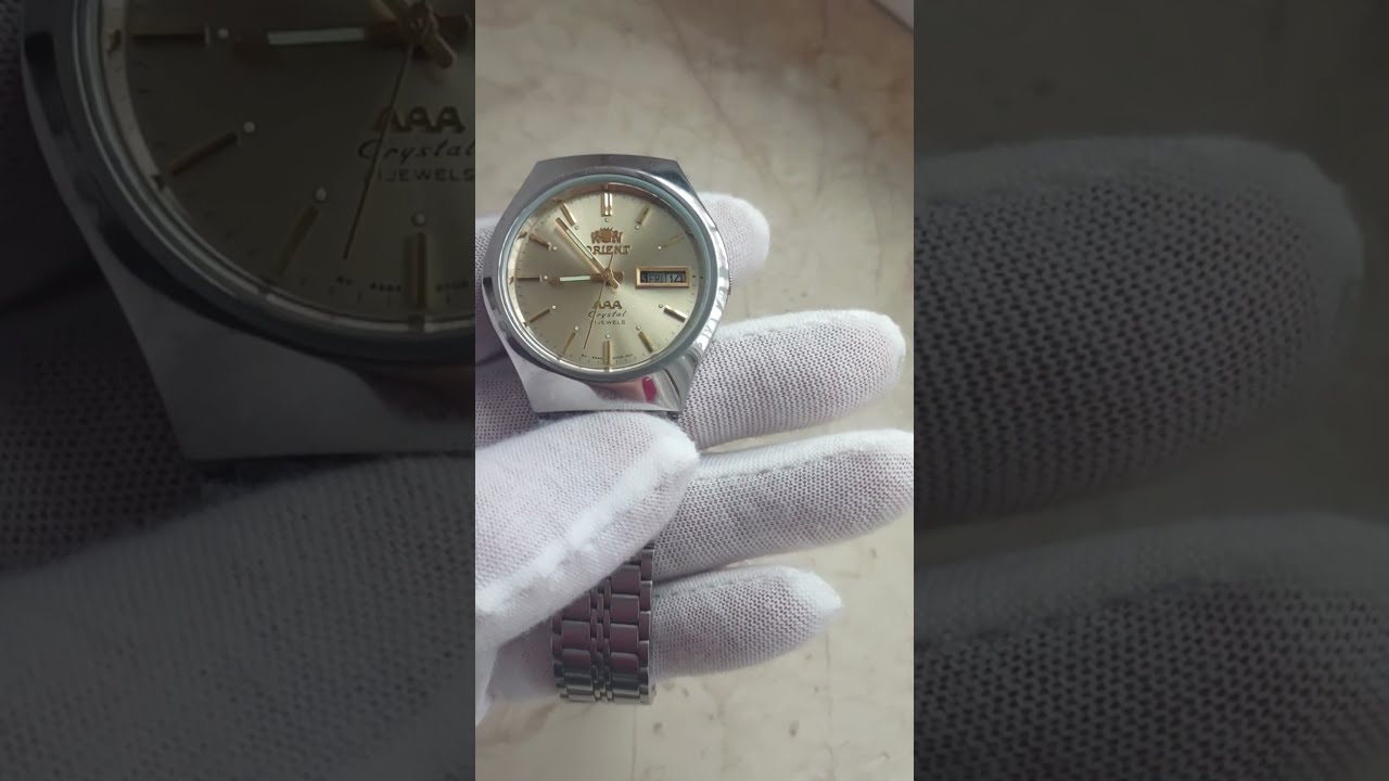 Orient AAA ( 3 Stars ) 21 jewels automatic. Vintage cal.46941. Ориент ААА ( 3 звезды ) Винтаж.