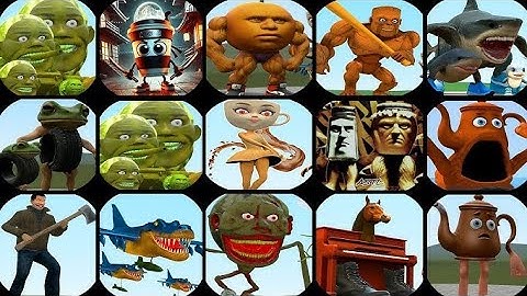 New UPDATE LIN GANG MELON,TUNG SAHUR,ITALIAN BRAINROT In Nextbots In Playground Mod,Sandbox In Space