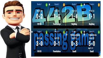 OSM TACTIC 2022 : OSM BEST TACTIC 442B passing game