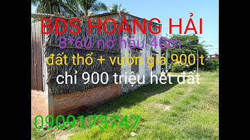 đã bán-Đất mỹ thạnh đông đức huệ 8*60 thổ vườn giá 900t tl