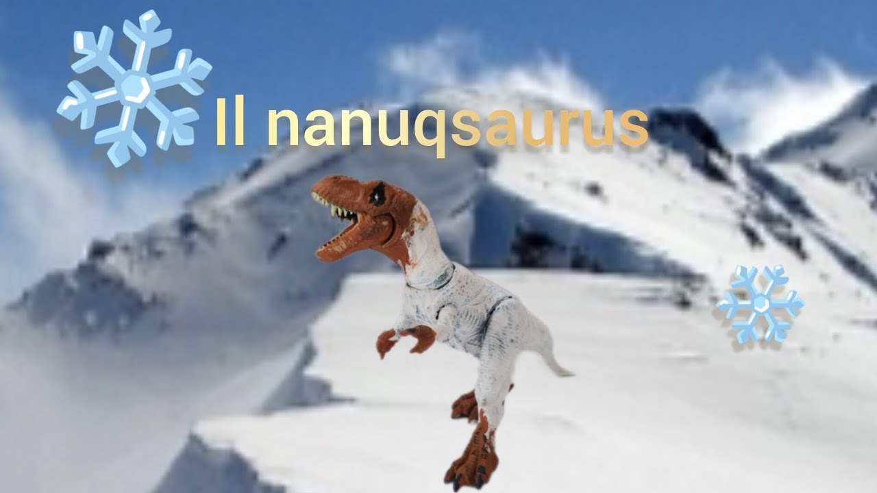 Trasformo un nanotyrannus in un nanuqsaurus❄️