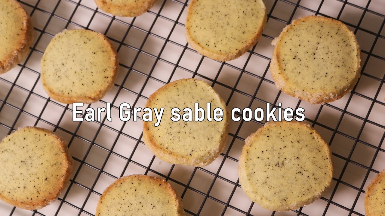 [ENG]얼그레이 사브레 쿠키 Earl Gray sable cookies