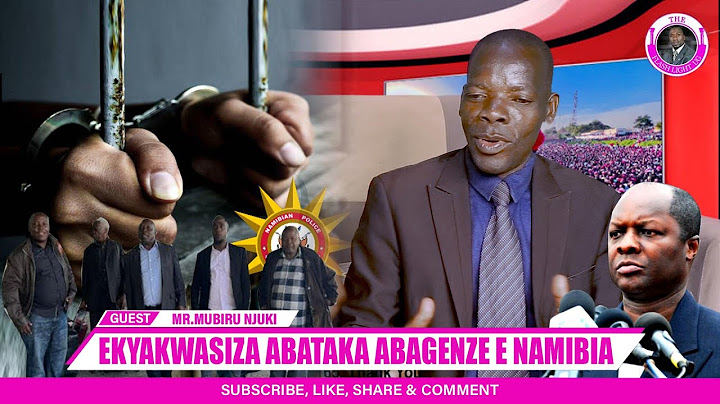 Embeera  Ya Bataka Okukwatibwa e'Namibia Elesse  akasatiro Mubuganfa#livestream#kabaka#abataka