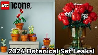 LEGO Botanical Collection 2024 Set Leaks (The Roses & The Flowerpots) 