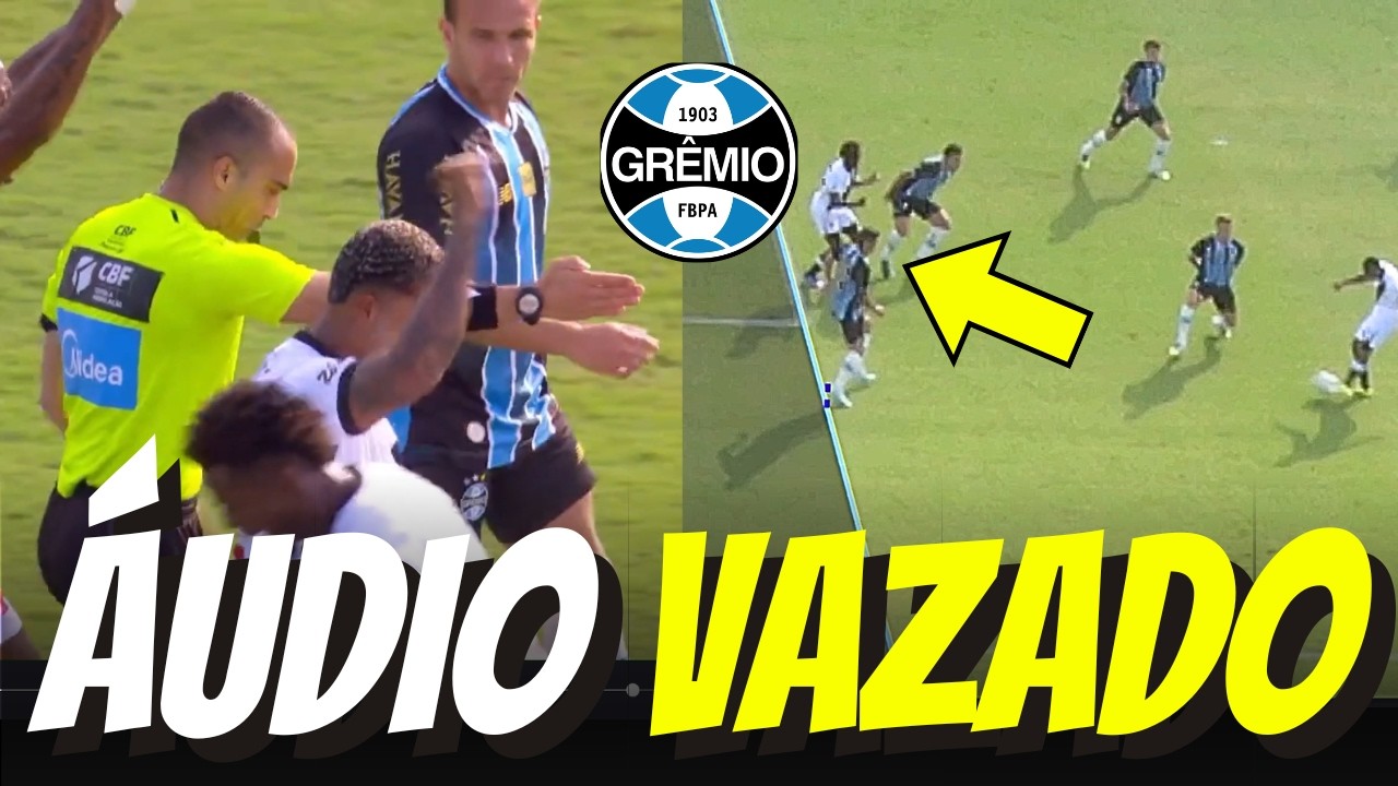 💥😰TAVA IMPEDIDO?! Ouça e ASSISTA o TENSO ÁUDIO DO VAR entre Vasco x Grêmio no Rio de Janeiro!