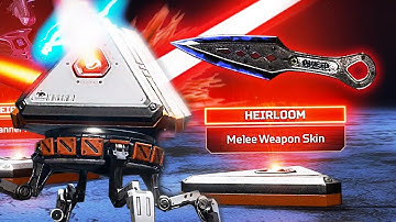 Unlocking the RAREST Item in Apex Legends!! *Heirloom Knife Skin* (Apex Legends)