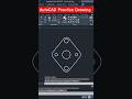 AutoCAD Practice Drawing for mechanical #cadsoftware #cad