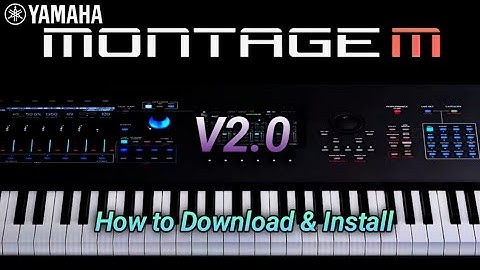 How to install  V2.0 update for Yamaha Montage M