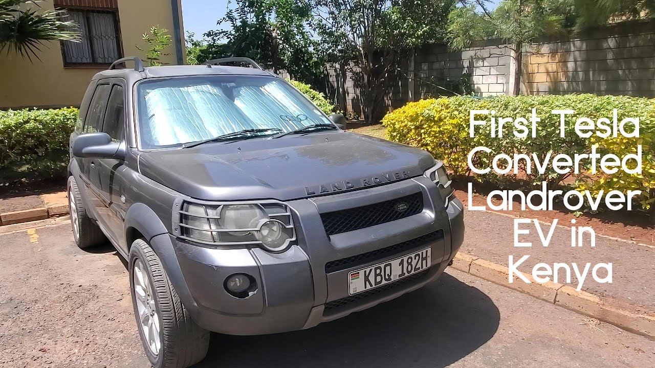 First Tesla Swapped LandRover EV Conversion in Kenya