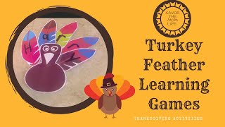 Turkey Feather Learning Game with Spinner