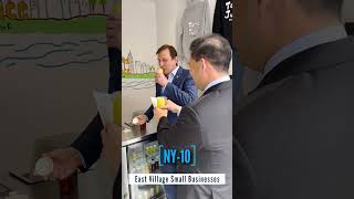 Congressman Goldman Tours Small Businesses in the East Village