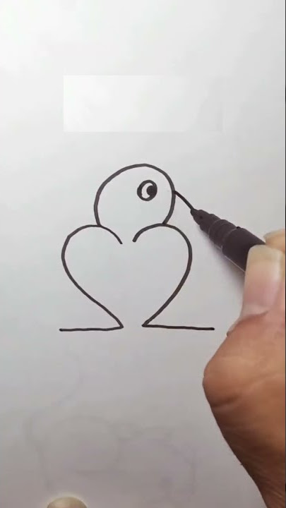 How to draw a Bird | How to draw a Sparrow in easy way | step by step easy Drawing  for beginners |