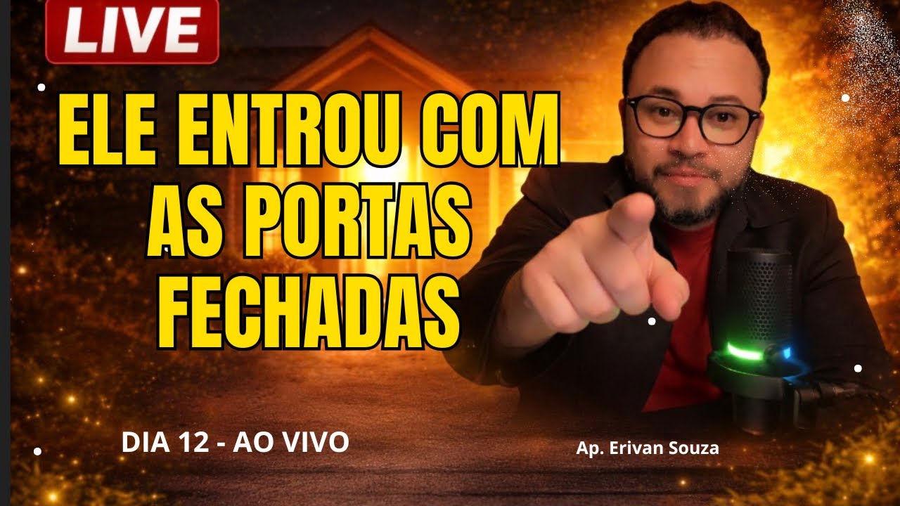 🔥 A CASA FECHADA ONDE JESUS ENTROU | Ele Vai Entrar na Sua Hoje 🔥 (João 20)
