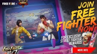 Free Fire X Street Fighter V - Special Interface Tutorial Garina Free Fire