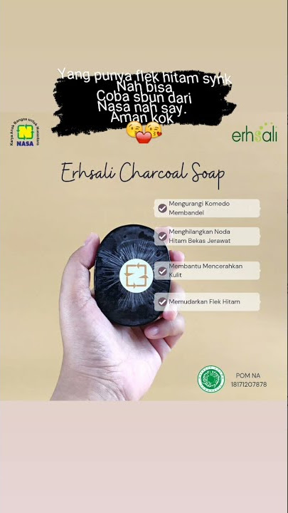 Sabun dari nasa cocok buwat kulit yang punya flek hitam di wajah. 😘💕