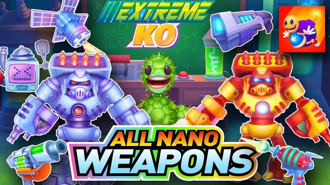 ALL NANO WEAPON EXTREME KO Kick the Buddy Forever Playgendary YouTube