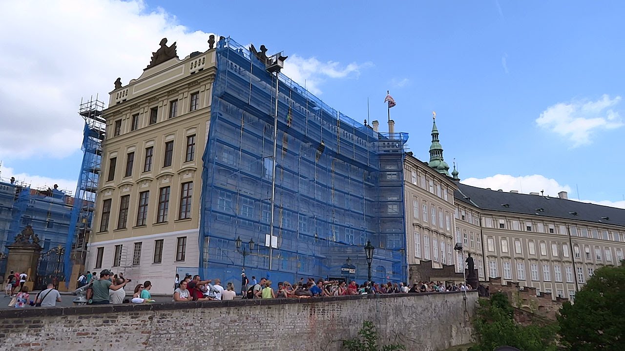 Pravidelná zkouška sirén od Pražského hradu - srpen 2015