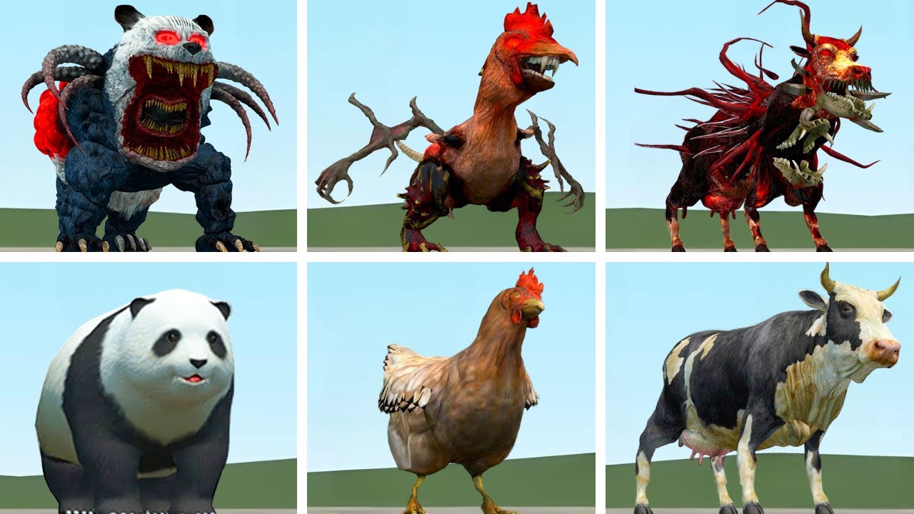 ALL NEW ZOOCHOSIS MONSTERS FAMILY in Garry's Mod! - YouTube