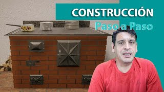 Como construir una estufa de leña con 240 ladrillos: Tutorial  paso a paso.