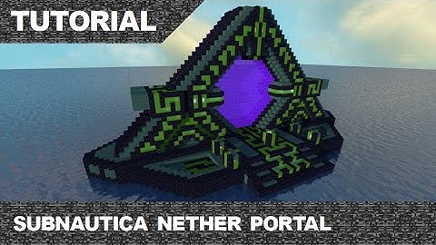 Minecraft Subnautica Nether Portal Tutorial & Download