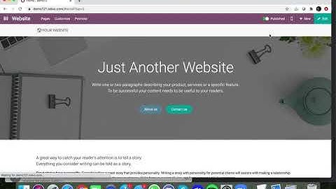 Odoo V13 - Sticky Header