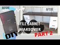 AMAZING and EASY DIY File Cabinet Makeover - PART 2 **YOU DONT WANT TO MISS**