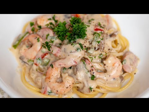 Video: Cara Membuat Pasta Carbonara Berkrim