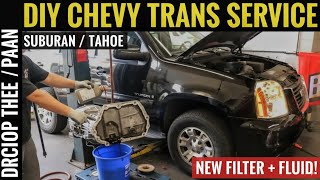 How To Change The Transmission Fluid And Filter On A Chevy Tahoe/ GMC Yukon/ Cadillac Escalade