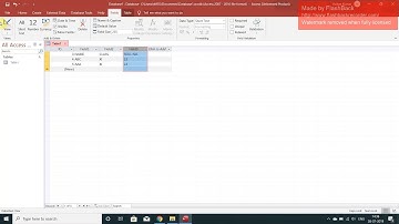 Microsoft Access Tutorial : How to Set or Change the Primary Key in a Microsoft Access Database