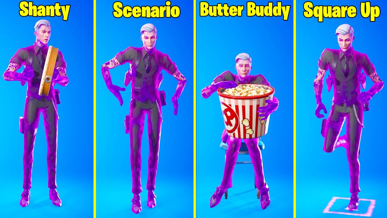 SHADOW MIDAS Fortnite SKIN doing THE BEST DANCES & EMOTES #1 - YouTube