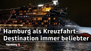 Kreuzfahrt-Destination Hamburg: Rekordzahlen 2023 und neues Terminal in der HafenCity ab 2025