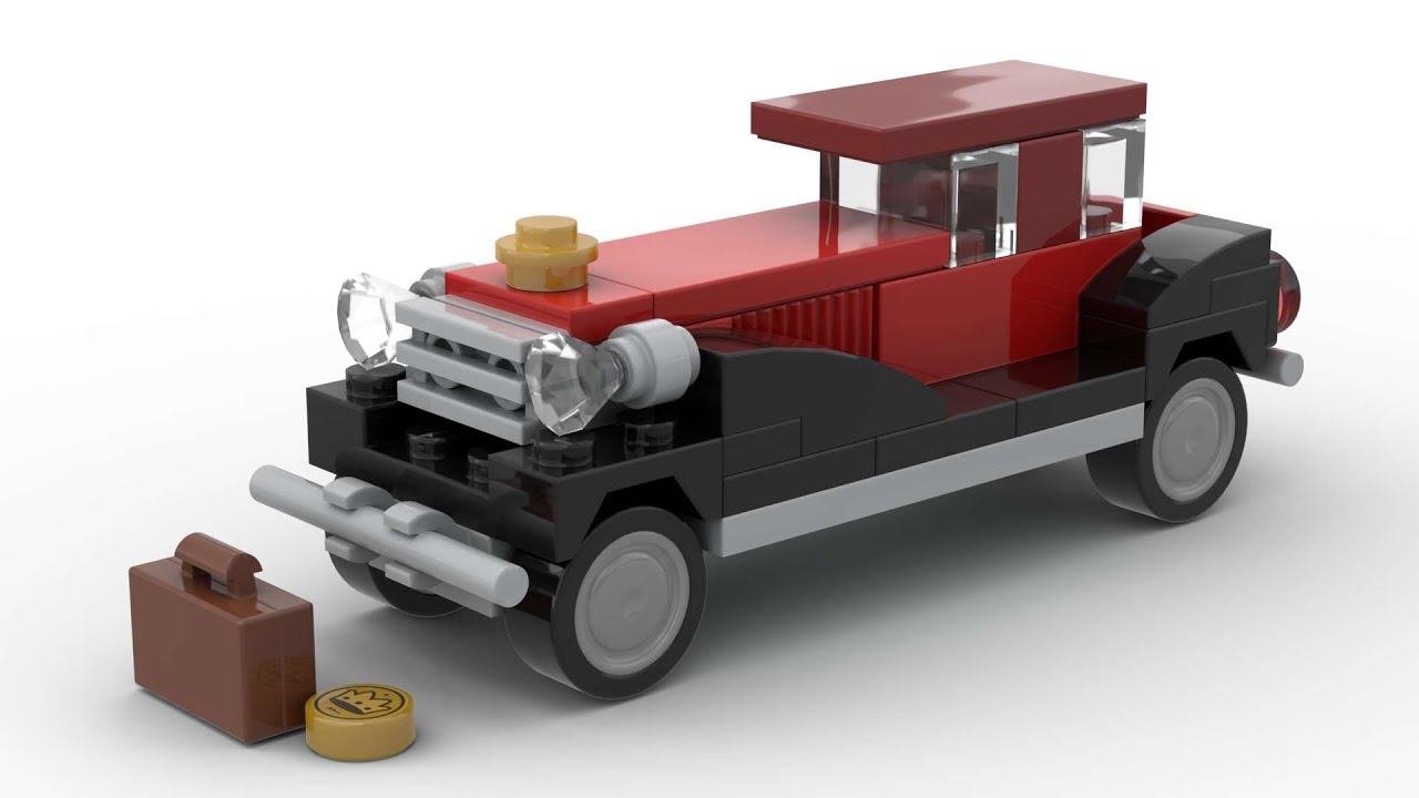 Lego 30644 Vintage Car Speed Build Studio Bricklink LDD by PLegoBB