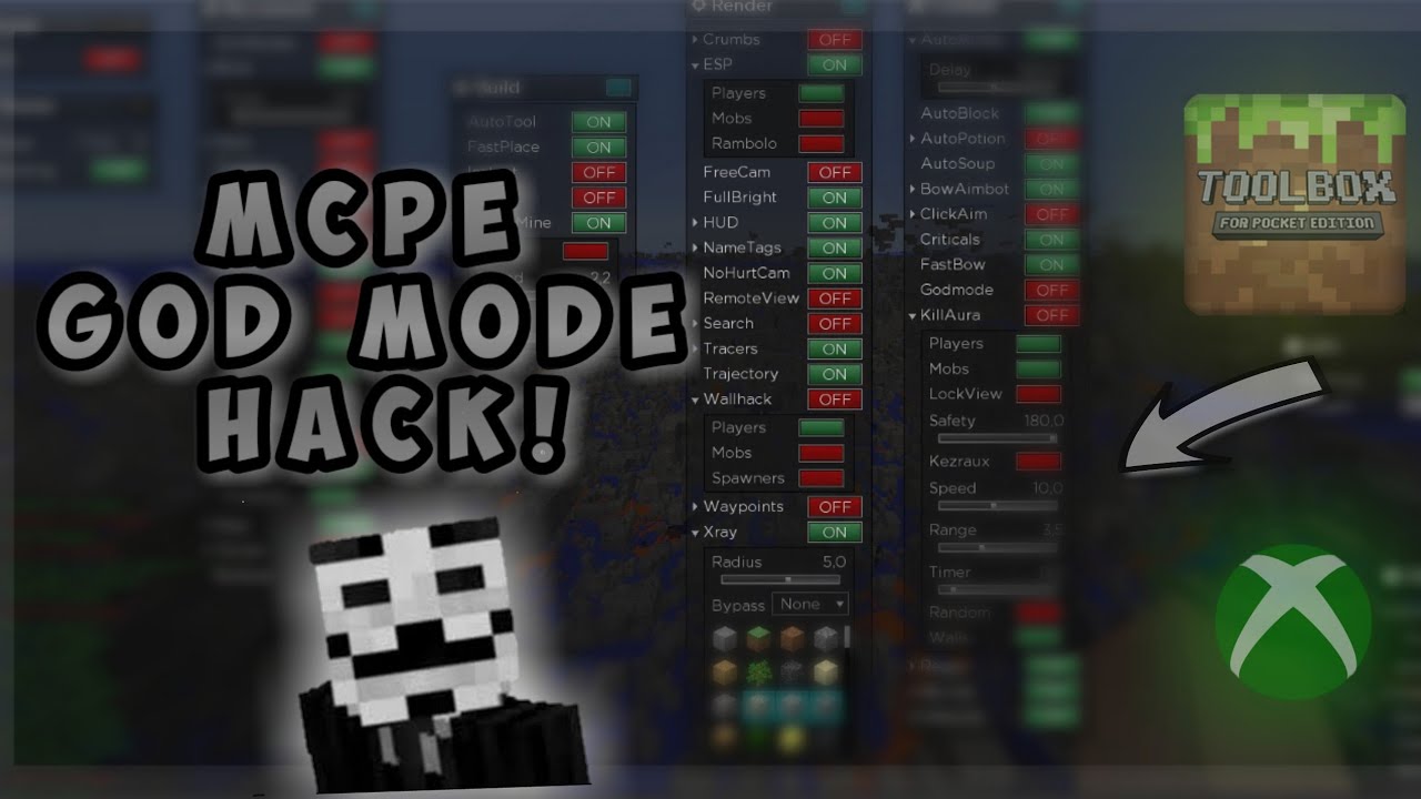 Mcpe God Mode Hack Toolbox Apk Download Xbox Enabled - roblox apk download mod server minecraft