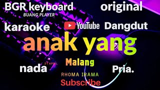 rhoma irama anak yg malang,Nada pria.karaoke