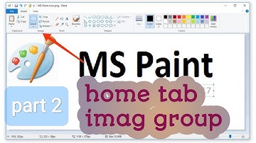 Ms Paint Home Tab Image Group