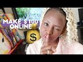 Make $100 online | how to make money online