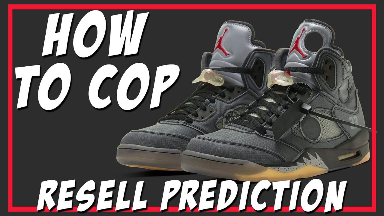 off white jordan 5 resell prediction