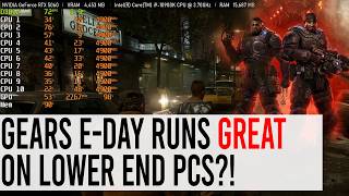 Gears of War EDay RTX 5060 & Min CPU Benchmarks | 1440P/1080P & Different Presets