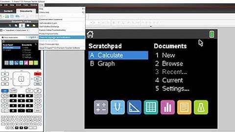 Updating TI-Nspire CX Premium Teacher Software