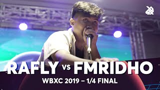 RAFLY vs FMRIDHO Werewolf Beatbox Championship 2019 1/4 Final