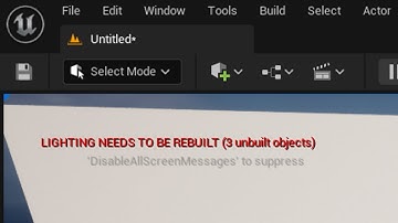 How to Fix Lighting Needs to Be Rebuilt Error in Unreal Engine 5
