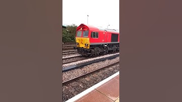 GM General Motors class 59 first of class 59201 fitted with the "American" Bell. Westbury UK 28